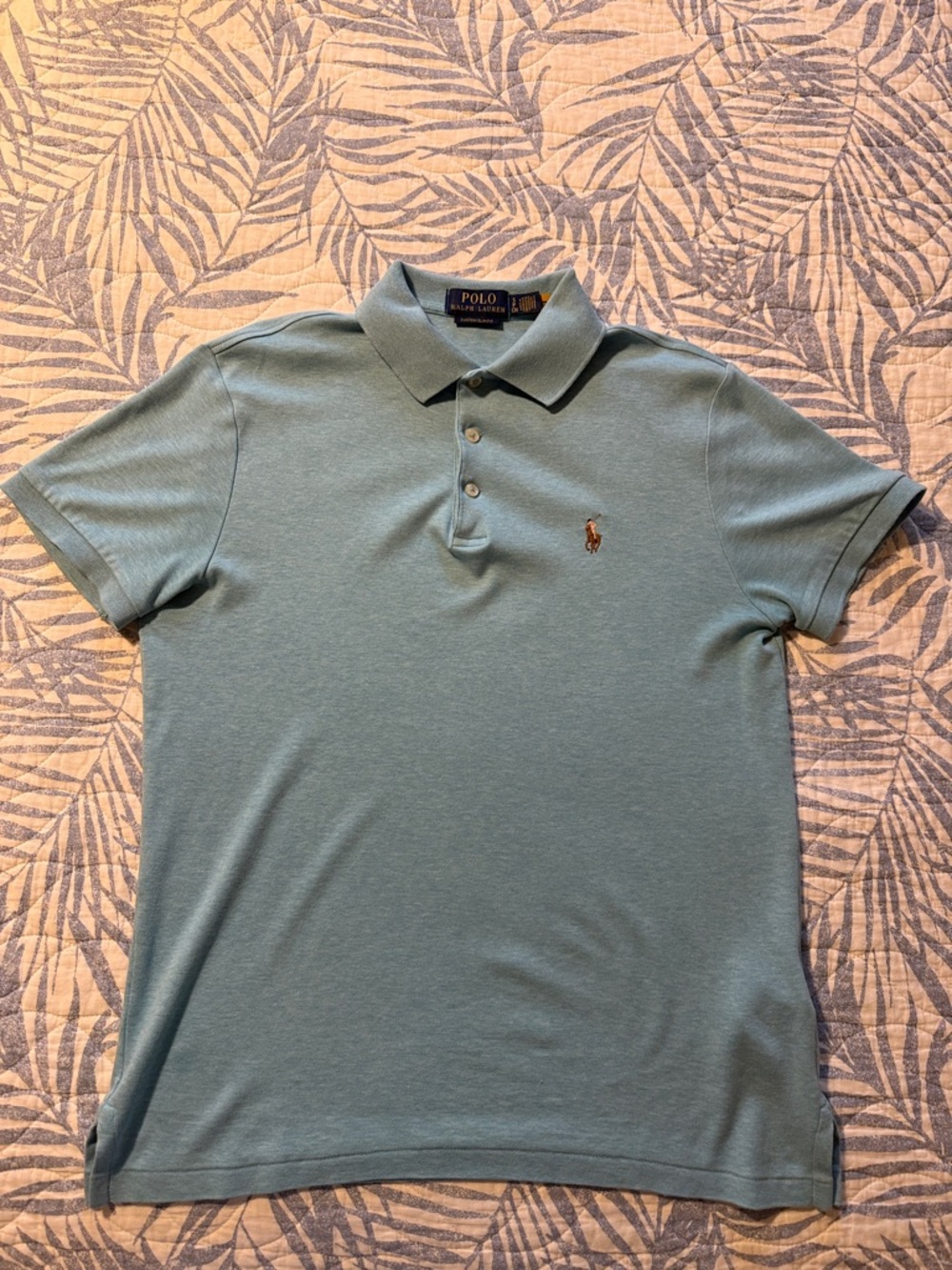 Polo by Ralph Lauren Men's Polo Shirt - Seafoam Green